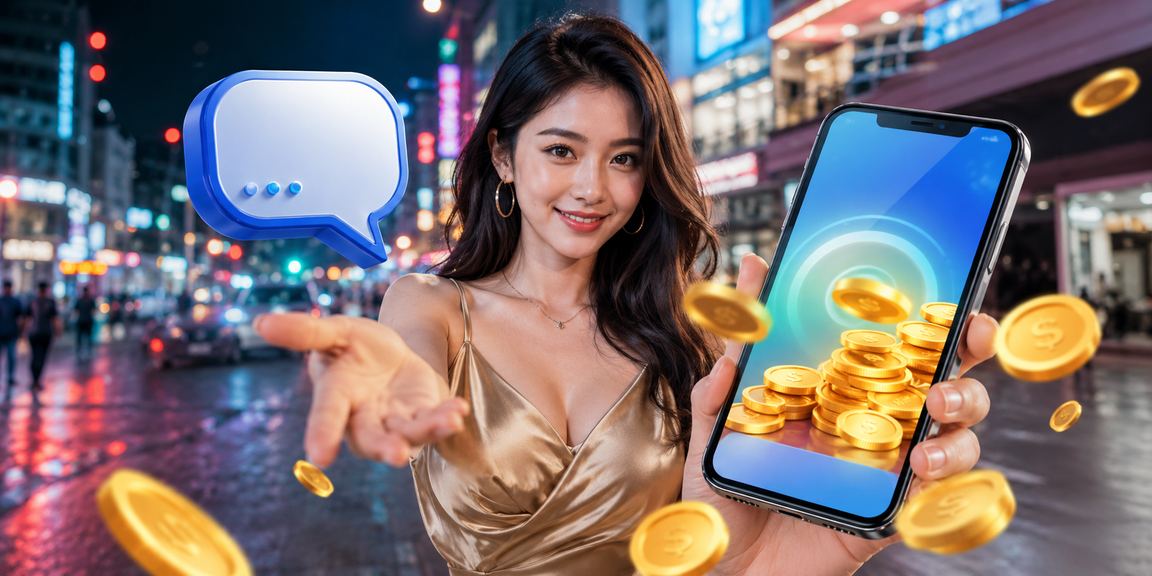 Người dùng truy cập nền tảng cá cược thể thao trên điện thoại di động tại TP. HCM ban đêm