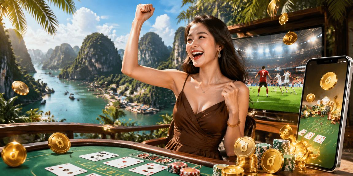 Người dùng Việt Nam tại Ninh Bình vừa uống cà phê vừa trải nghiệm Baccarat trực tuyến trên điện thoại