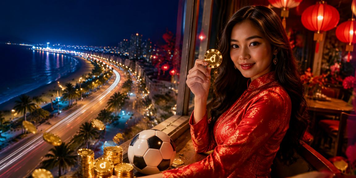 Cảnh cà phê sáng tại Phan Thiết với người dùng xem kèo bóng đá và kiểm tra tiền thưởng